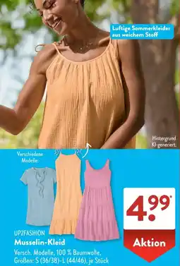 Aldi Süd UP2FASHION Musselin-Kleid Angebot