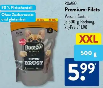Aldi Süd ROMEO Premium-Filets Angebot