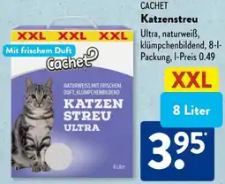 Aldi Süd CACHET Katzenstreu Angebot