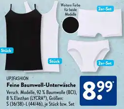 Aldi Süd UP2FASHION Feine Baumwoll-Unterwäsche Angebot