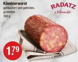 V Markt RADATZ Schmeckt Käsebierwurst Angebot