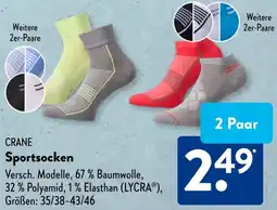Aldi Süd CRANE Sportsocken Angebot