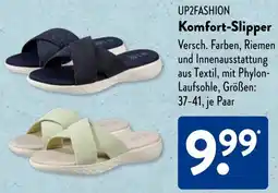 Aldi Süd UP2FASHION Komfort-Slipper Angebot