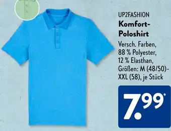 Aldi Süd UP2FASHION Komfort Poloshirt Angebot