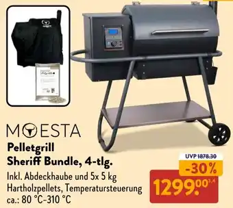 Aldi Süd MOESTA Pelletgrill Sheriff Bundle, 4-tlg. Angebot