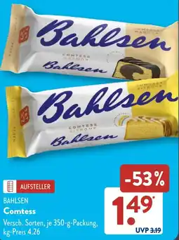 Aldi Süd BAHLSEN Comtess Angebot