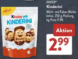 Aldi Süd KINDER Kinderini Angebot