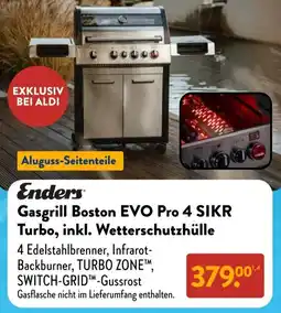 Aldi Süd Enders Gasgrill Boston EVO Pro 4 SIKR Turbo, inkl. Wetterschutzhülle Angebot