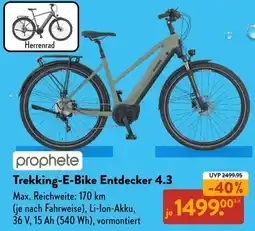 Aldi Süd prophete Trekking-E-Bike Entdecker 4.3 Angebot