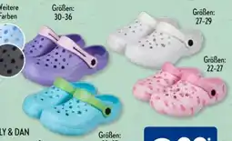 Aldi Süd Lily & Dan Kinder Sommerclogs Angebot