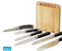 Aldi Süd Echtwerk Damast-Messerblock 7-tlg Angebot