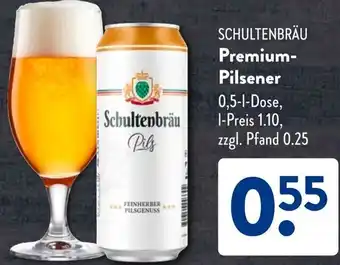 Aldi Süd SCHULTENBRÄU Premium Pilsener Angebot