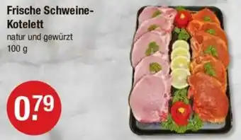V Markt Frische Schweine- Kotelett Angebot