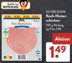 Aldi Süd GUT DREI EICHEN Koch-Hinterschinken Angebot