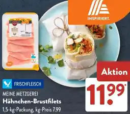 Aldi Süd MEINE METZGEREI Hähnchen-Brustfilets Angebot