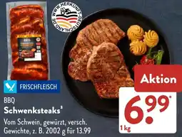 Aldi Süd BBQ Schwenksteaks Angebot