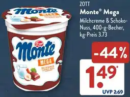 Aldi Süd ZOTT Monte Mega Angebot