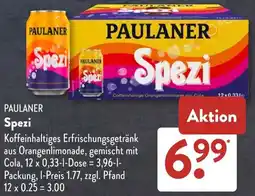 Aldi Süd PAULANER Spezi Angebot