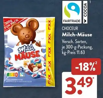 Aldi Süd CHOCEUR Milch-Mäuse Angebot