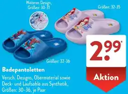 Aldi Süd Badepantoletten Angebot