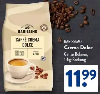 Aldi Süd BARISSIMO Crema Dolce Angebot
