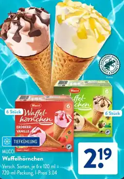 Aldi Süd Mucci Waffelhörnchen Angebot