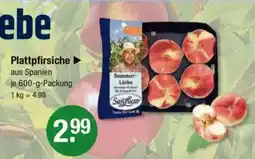 V Markt Plattpfirsiche Angebot