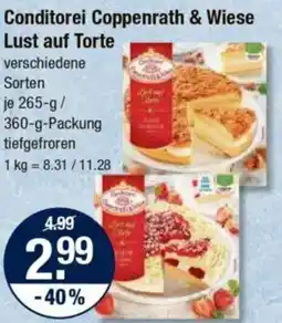 V Markt Conditorei Coppenrath & Wiese Lust auf Torte Angebot