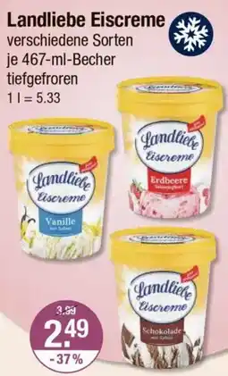 V Markt Landliebe Eiscreme Angebot