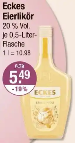 V Markt Eckes Eierlikör 20% Vol. Angebot