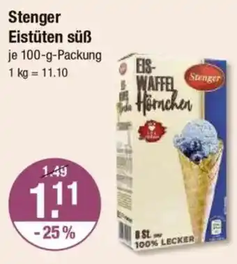 V Markt Stenger Eistüten süß Angebot