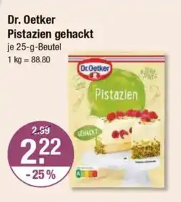 V Markt Dr. Oetker Pistazien gehackt Angebot