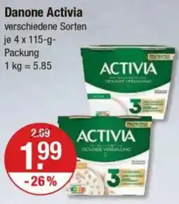 V Markt Danone Activia Angebot
