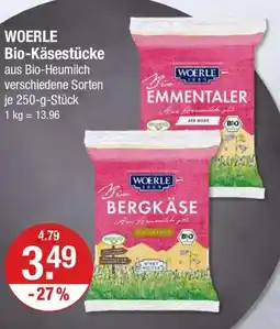 V Markt WOERLE Bio-Käsestücke Angebot