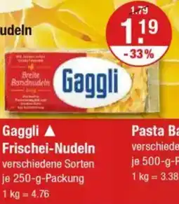 V Markt Gaggli Frischei-Nudeln Angebot
