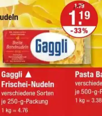 V Markt Gaggli Frischei-Nudeln Angebot