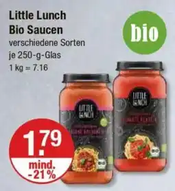 V Markt Little Lunch Bio Saucen Angebot