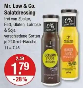 V Markt Mr. Low & Co. Salatdressing Angebot