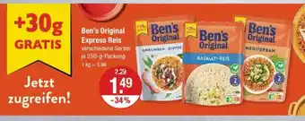 V Markt Ben's Original Express Reis Angebot