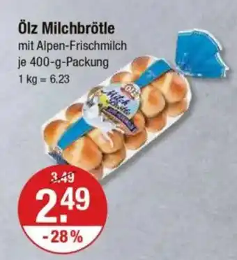 V Markt Ölz Milchbrötle Angebot