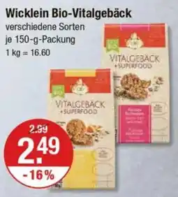 V Markt Wicklein Bio-Vitalgebäck Angebot