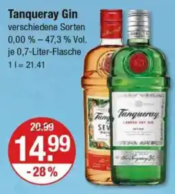 V Markt Tanqueray Gin Angebot