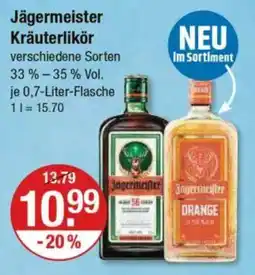 V Markt Jägermeister Kräuterlikör Angebot
