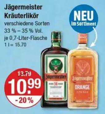 V Markt Jägermeister Kräuterlikör Angebot