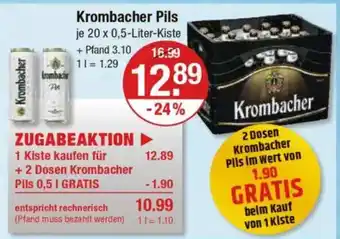 V Markt Krombacher Pils Angebot