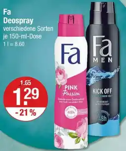 V Markt Fa Deospray Angebot
