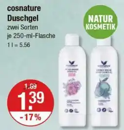 V Markt cosnature Duschgel Angebot