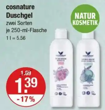V Markt cosnature Duschgel Angebot