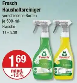 V Markt Frosch Haushaltsreiniger Angebot
