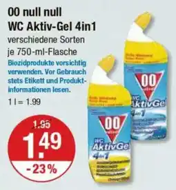 V Markt 00 null null WC Aktiv-Gel 4in1 Angebot